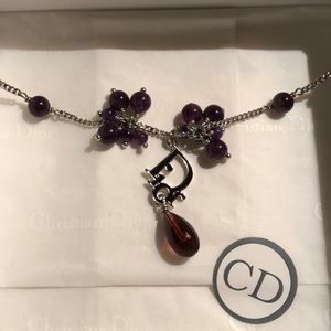 Dior amethyst necklace